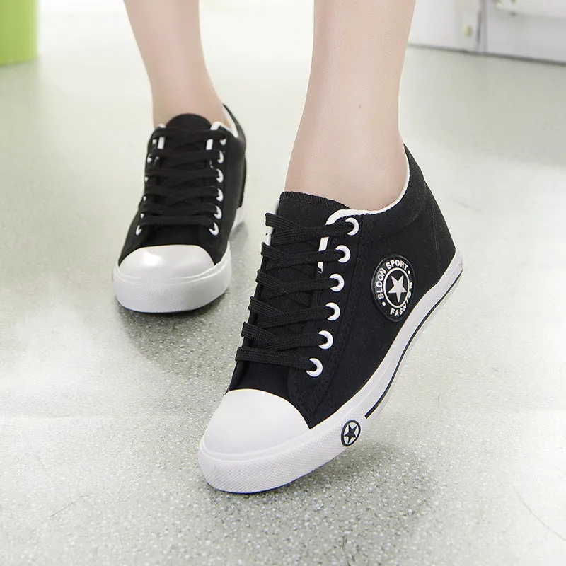 2018 High top Sneakers women White walking shoes