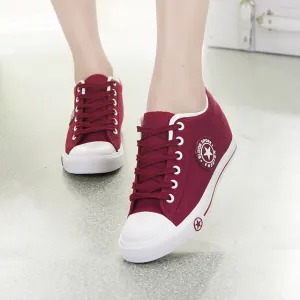 2018 High top Sneakers women White walking shoes
