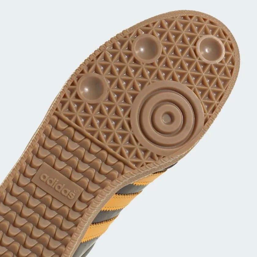 Adidas Samba OG sneakers, brown/yellow
