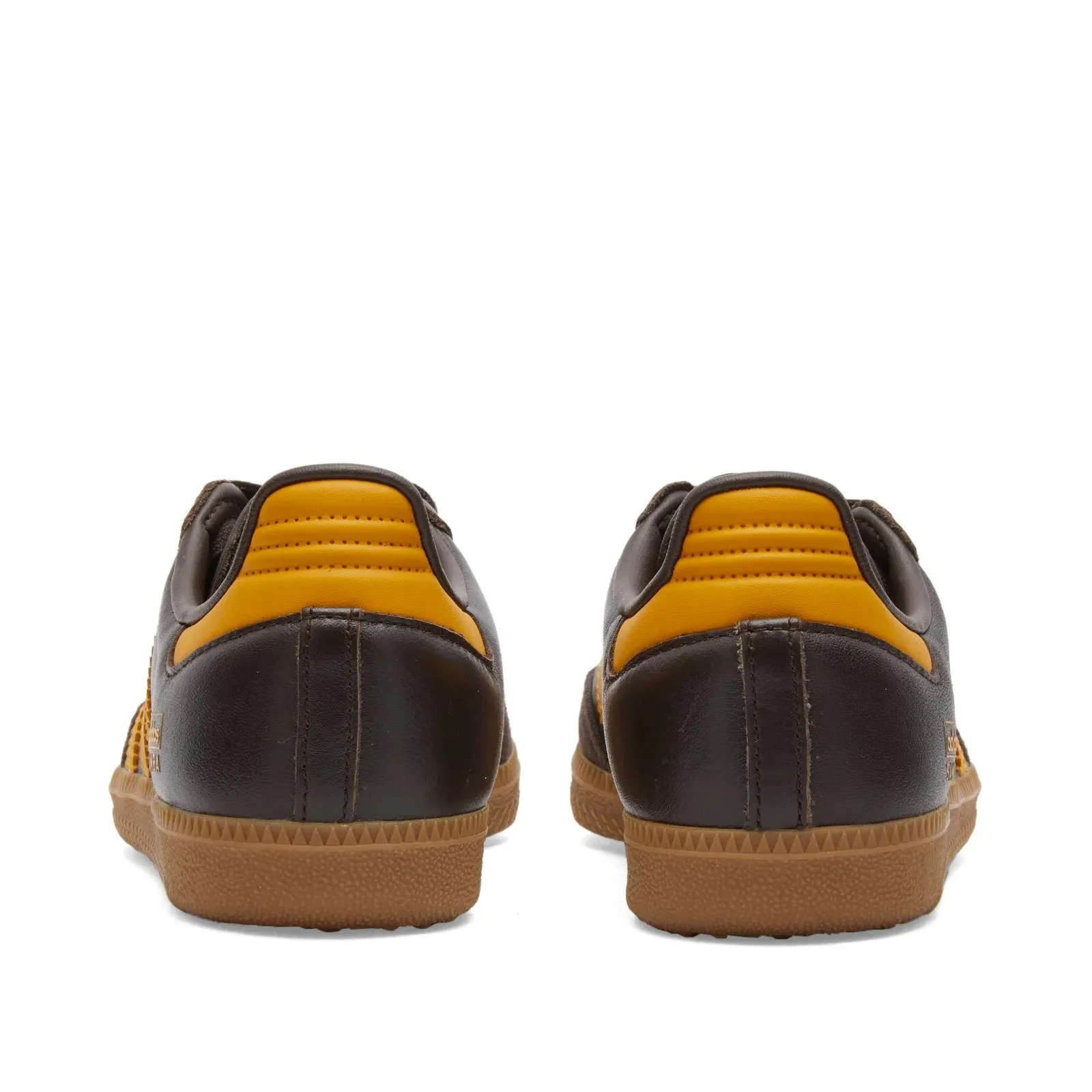 Adidas Samba OG sneakers, brown/yellow
