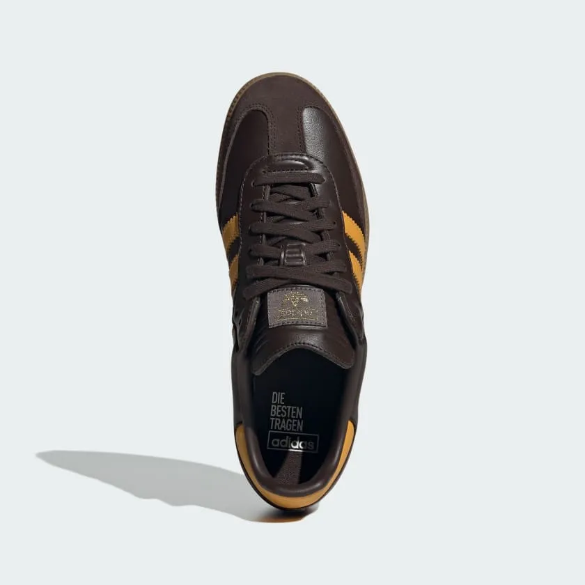 Adidas Samba OG sneakers, brown/yellow