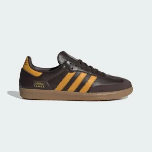 Adidas Samba OG sneakers, brown/yellow
