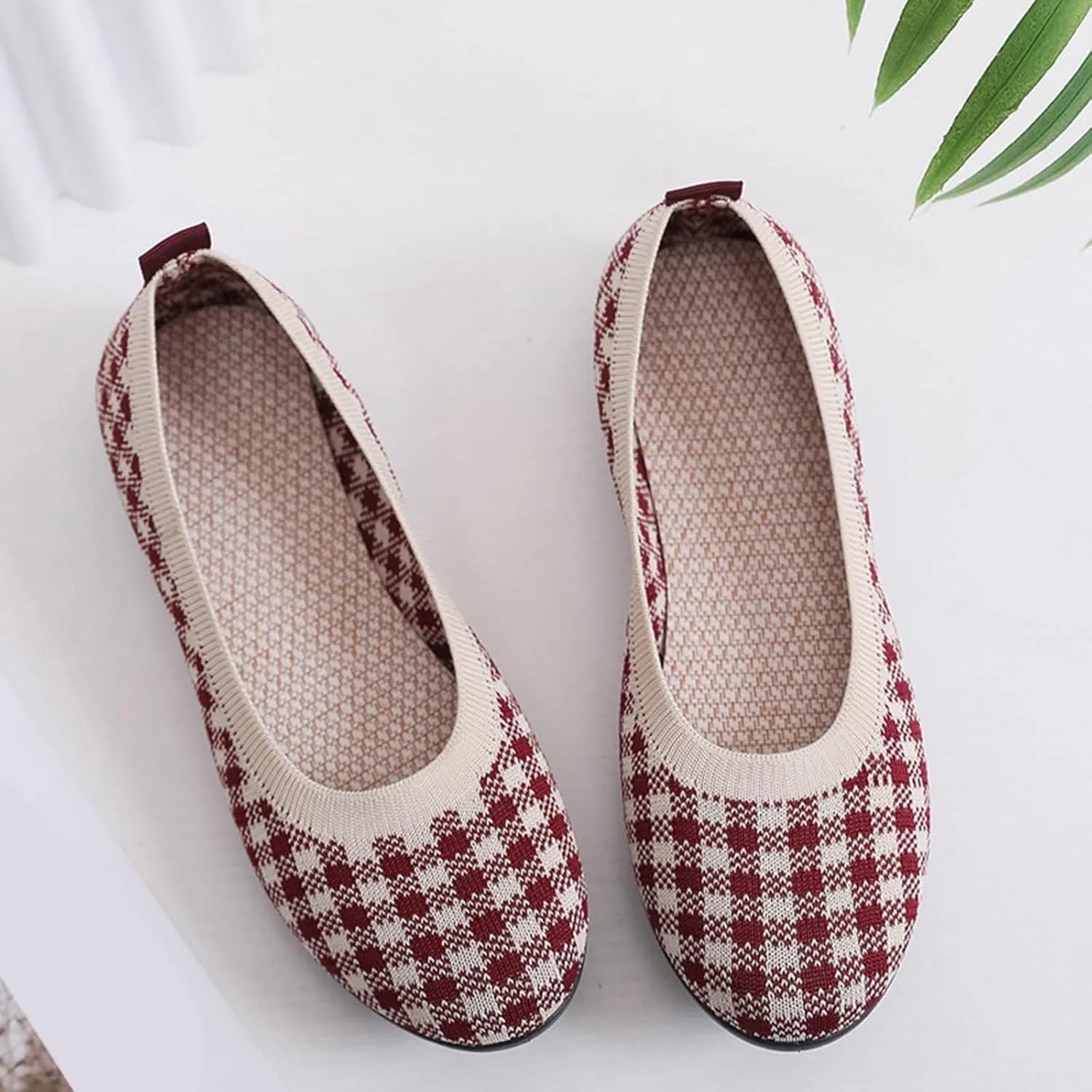 Ankle Boots for Women No Heel New Arch Support Boots Side Zipper Vintage Leather Damping Shoes Lightweight Flat Heel Booties