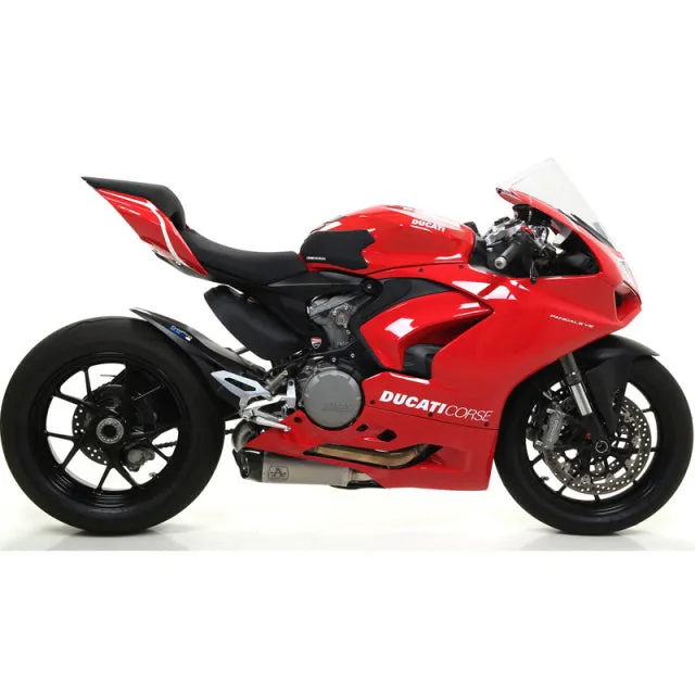 Arrow Panigale V2 955 2020 -2024  Racing Titanium Work Exhaust (R L) With Welded Stainless Steel Link Pipe 71160pk