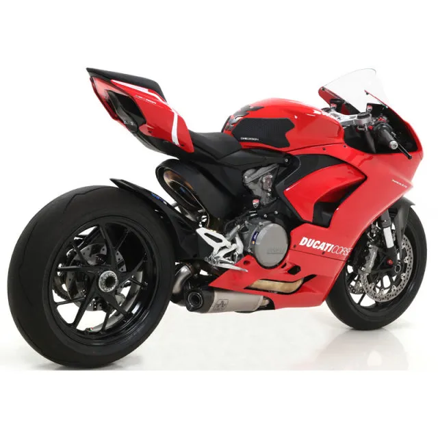 Arrow Panigale V2 955 2020 -2024  Racing Titanium Work Exhaust (R L) With Welded Stainless Steel Link Pipe 71160pk