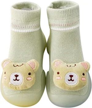 Baby Girl Shoes,Baby Sock Shoes Toddler Newborn Boys Girls First Walking Shoes Cute Cartoon Antislip 0-3 Years