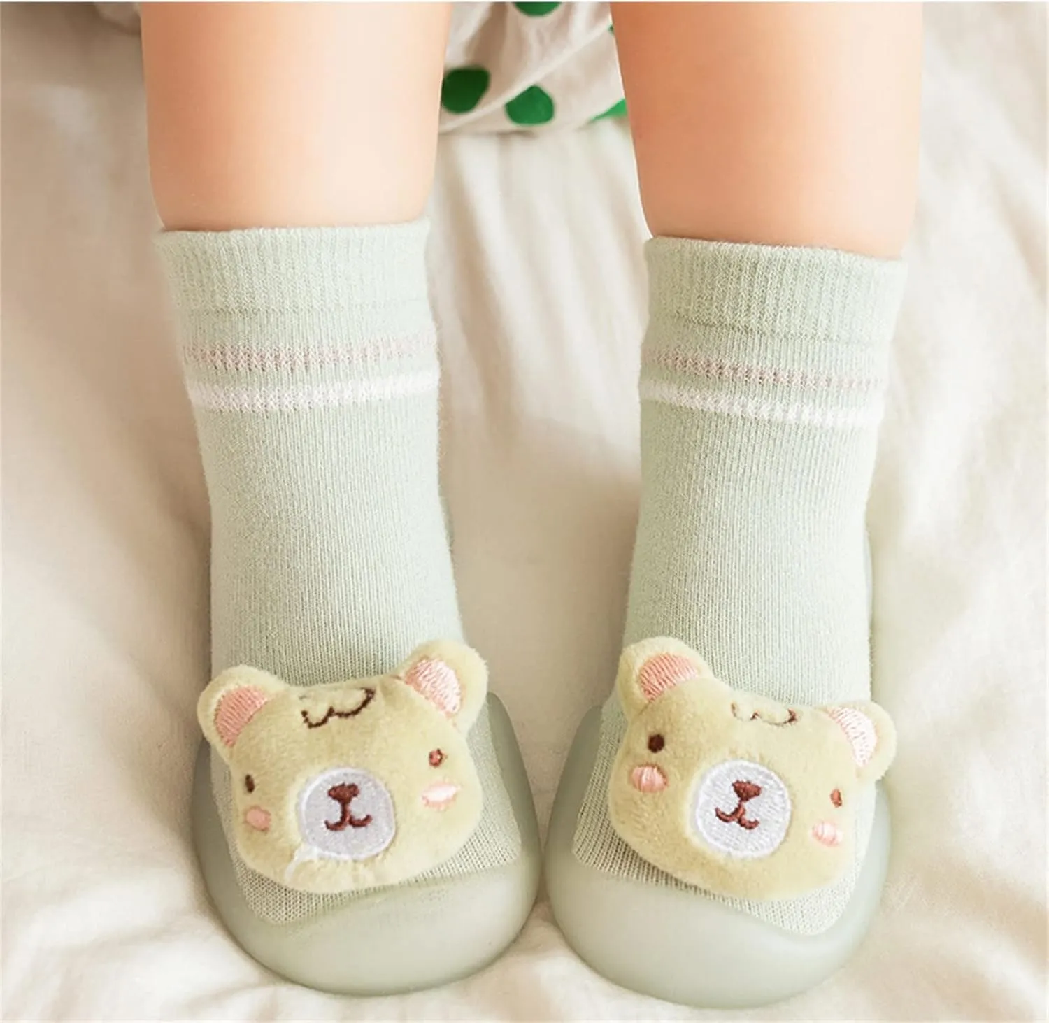 Baby Girl Shoes,Baby Sock Shoes Toddler Newborn Boys Girls First Walking Shoes Cute Cartoon Antislip 0-3 Years