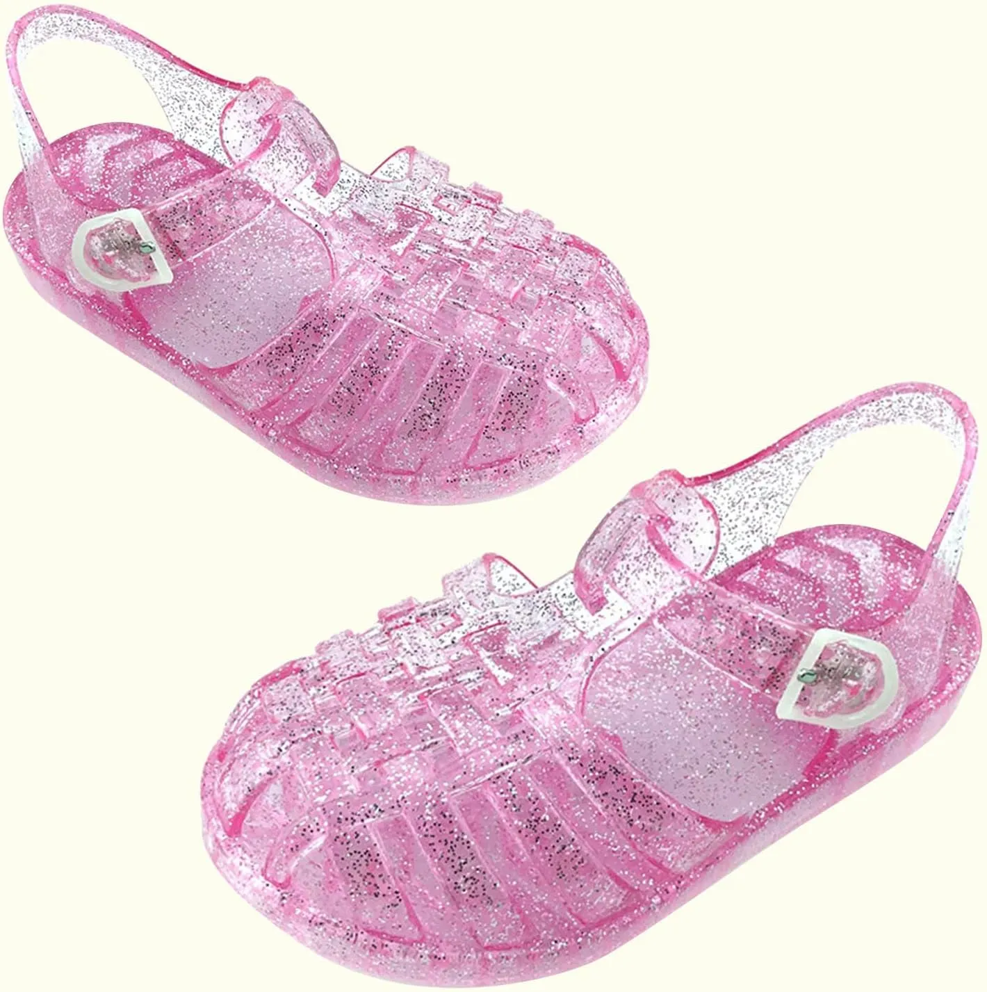 Baby Toddler Slip On Shoes Kids Boys Girls Cute Sandals Fruit Jelly Hollow Out Non-Slip Soft Sole Beach Sandal Shoe