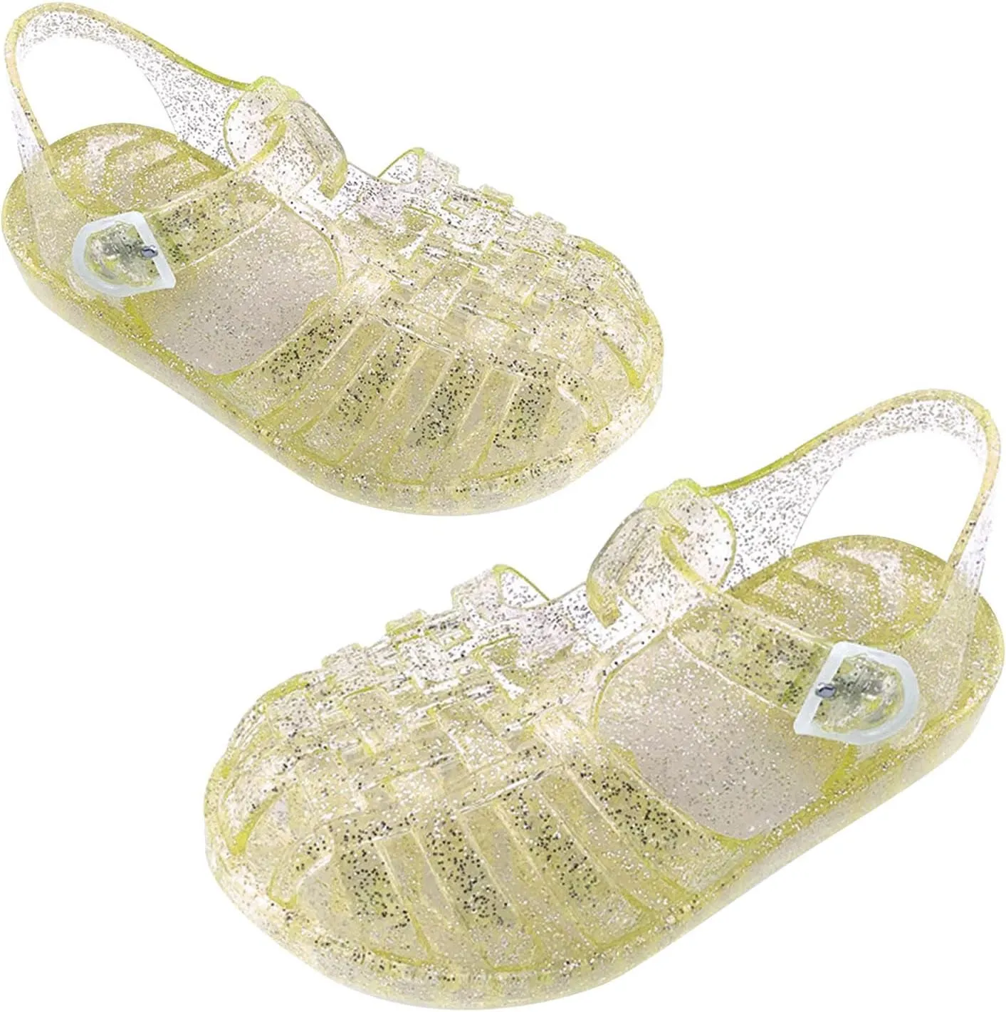 Baby Toddler Slip On Shoes Kids Boys Girls Cute Sandals Fruit Jelly Hollow Out Non-Slip Soft Sole Beach Sandal Shoe