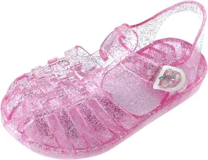 Baby Toddler Slip On Shoes Kids Boys Girls Cute Sandals Fruit Jelly Hollow Out Non-Slip Soft Sole Beach Sandal Shoe