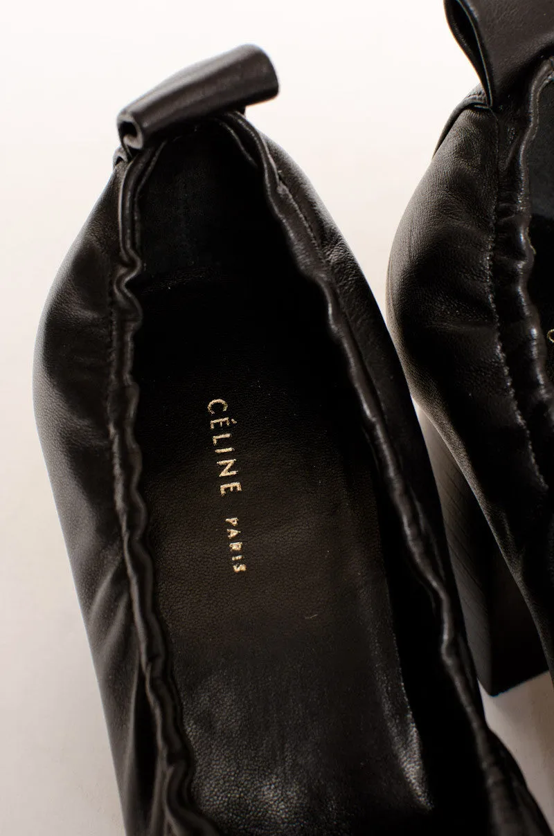 BALLERINA BLACK HEELS