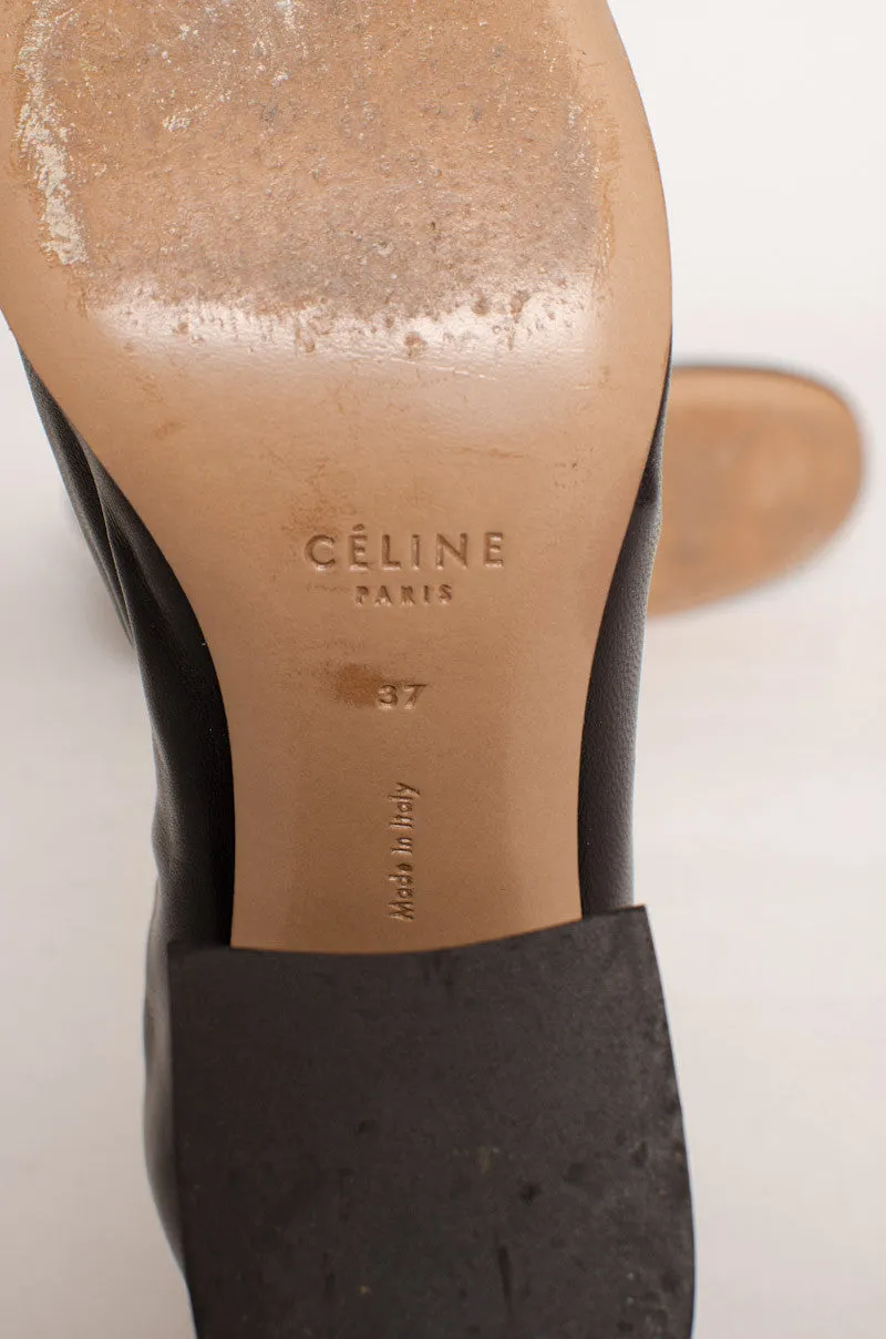 BALLERINA BLACK HEELS