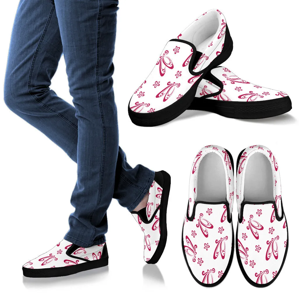 Ballet Slippers Slip Ons
