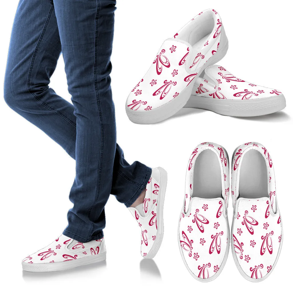 Ballet Slippers Slip Ons