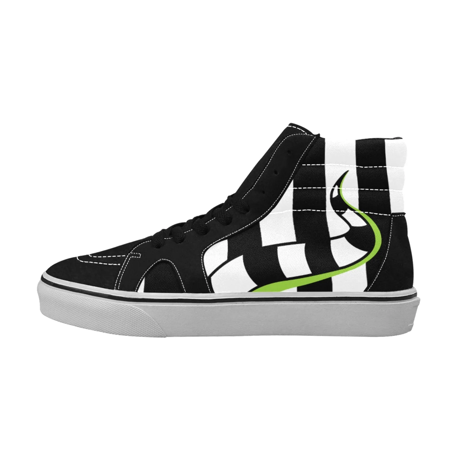Beetlejuice & Sandworm High Top Sk8 Sneakers (Men Sizes)