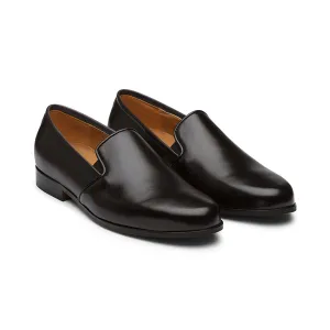 Black Elastic Loafers