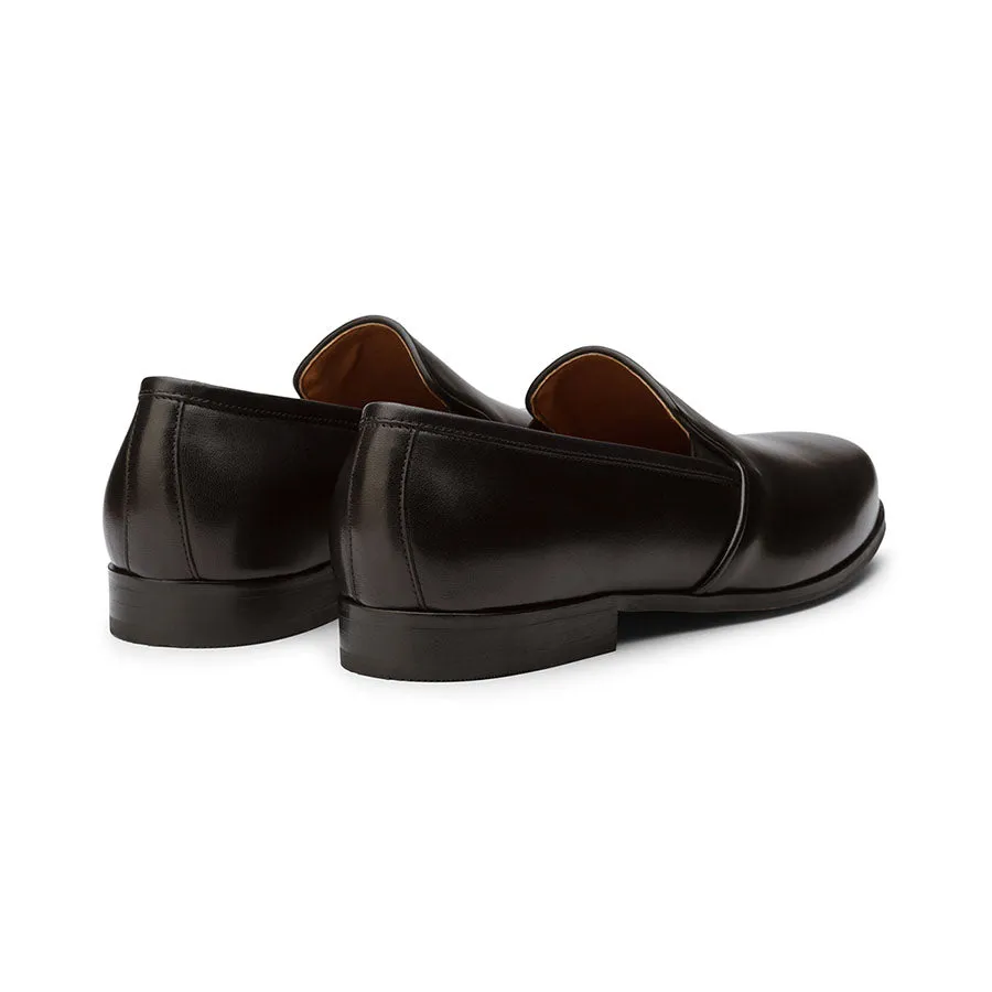 Black Elastic Loafers