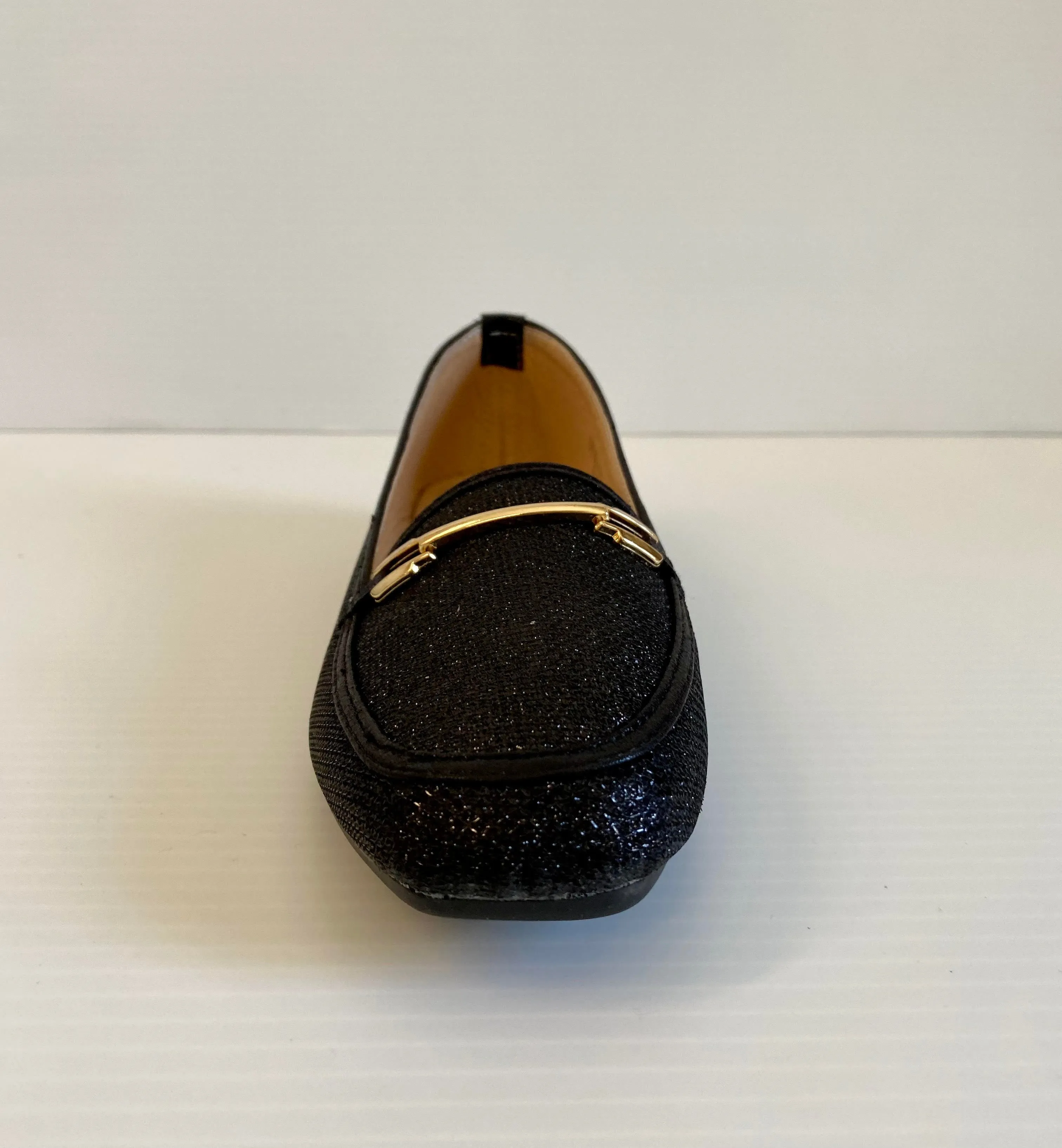 Black/Gold Slip-On