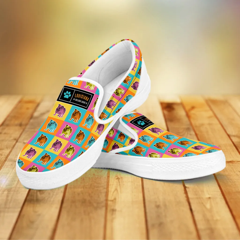 Bulldog Slip Ons