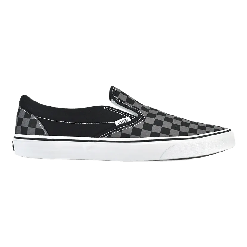Classic Slip-on [checkerboard] Black / Pewter