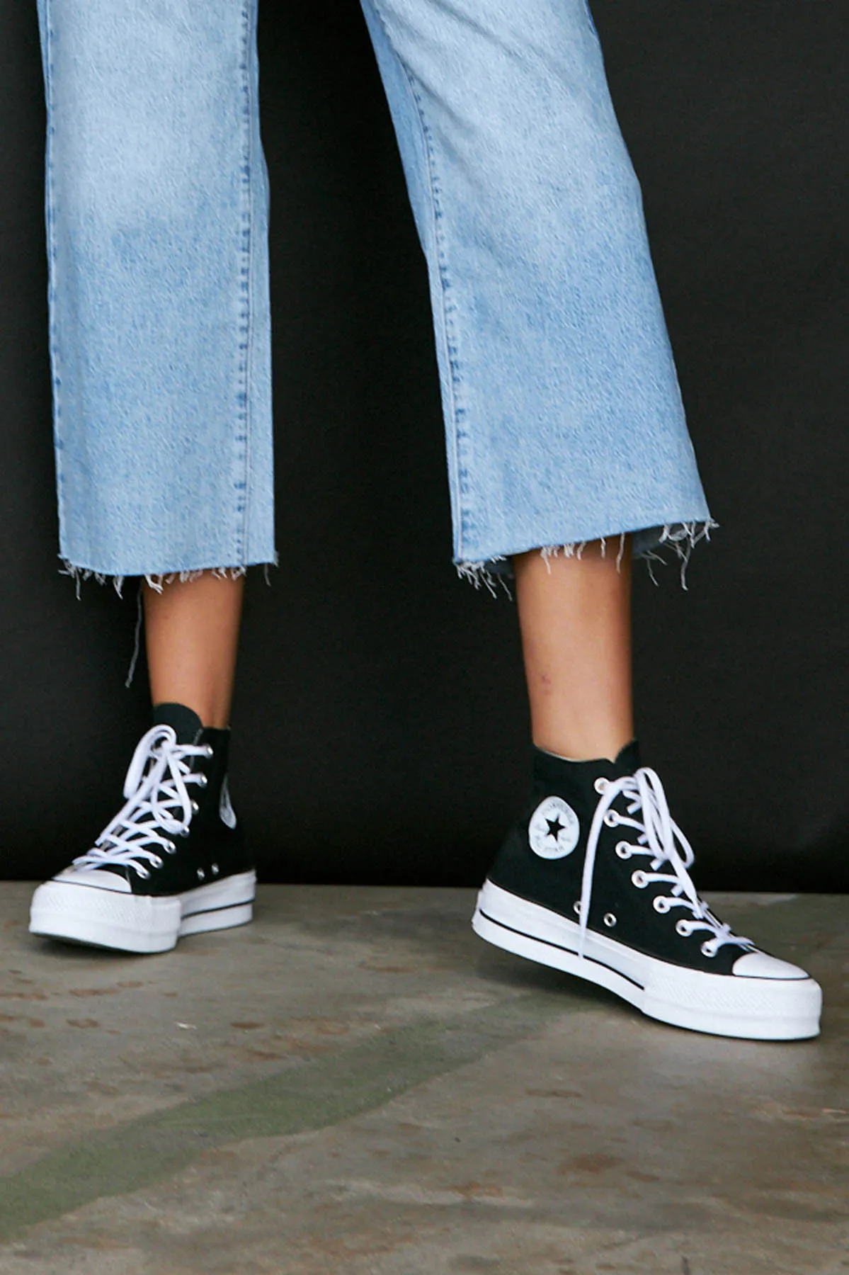 Converse Womens CT Lift Hi Black/White