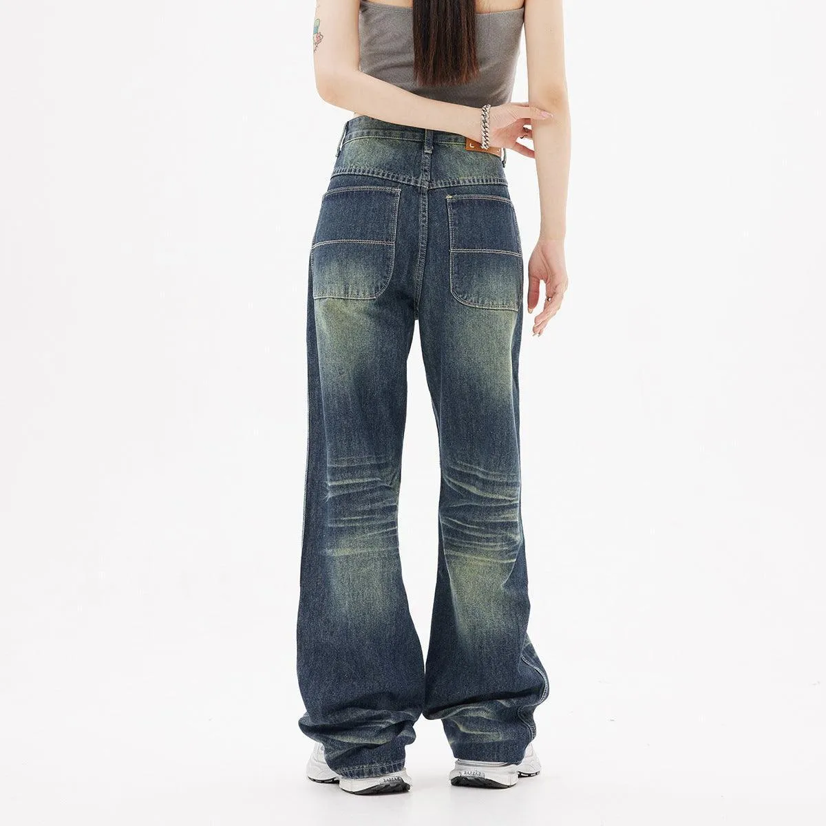 Distressed High Street Jeans – Trendy Style