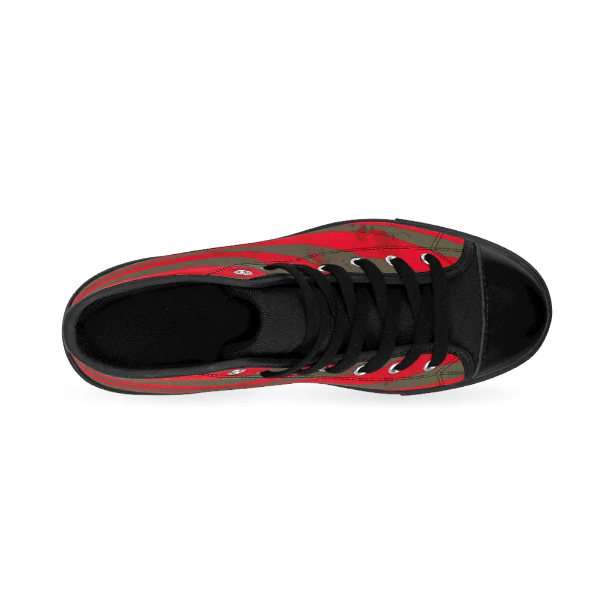 Freddy's Burns - Krueger Shoes | Halloween Freak High Top Canvas Sneakers