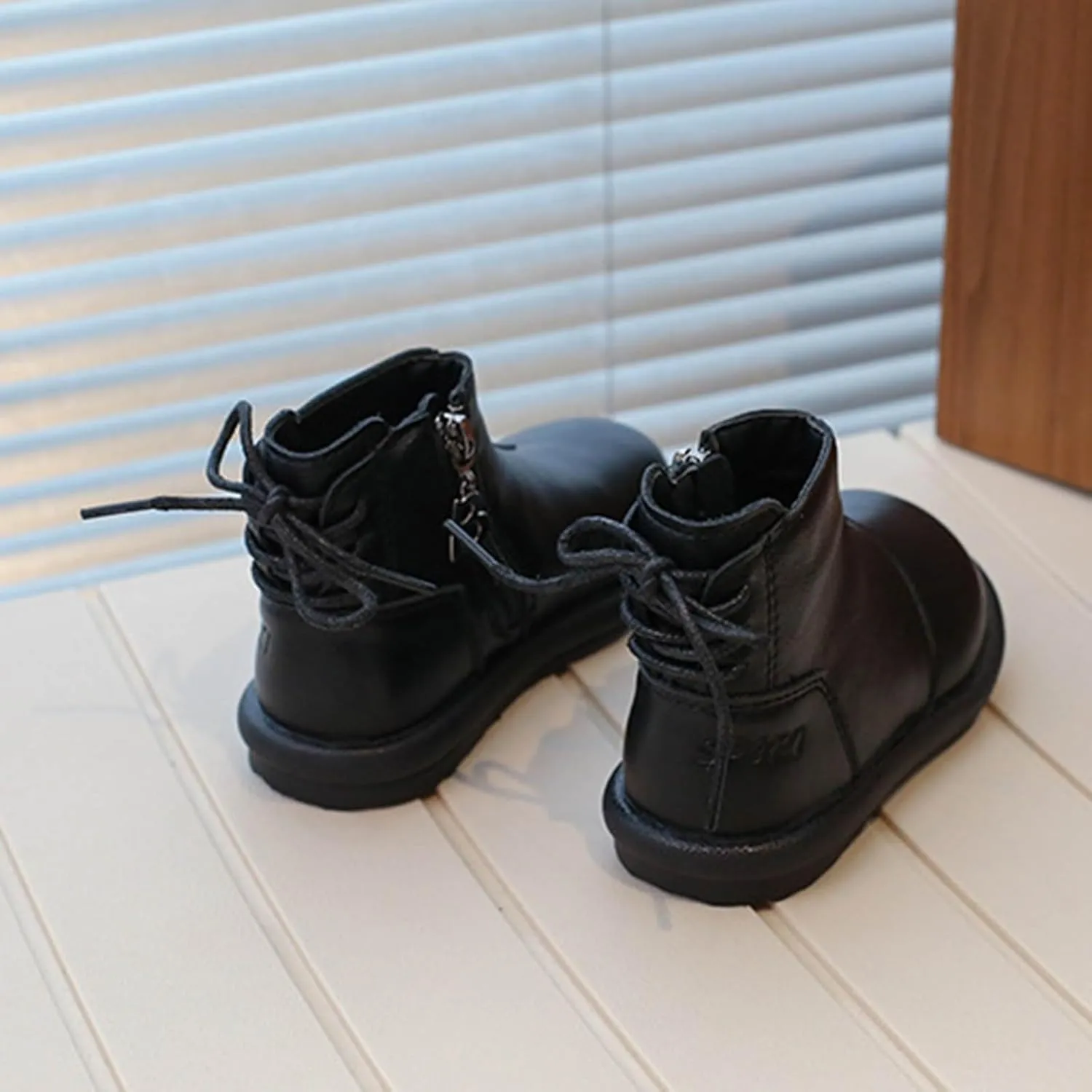 Girls Toddler High Top First Walking Shoes Lightweight Non-Slip Soft Soles Leather First Step Girls Boots Size Toddler 8