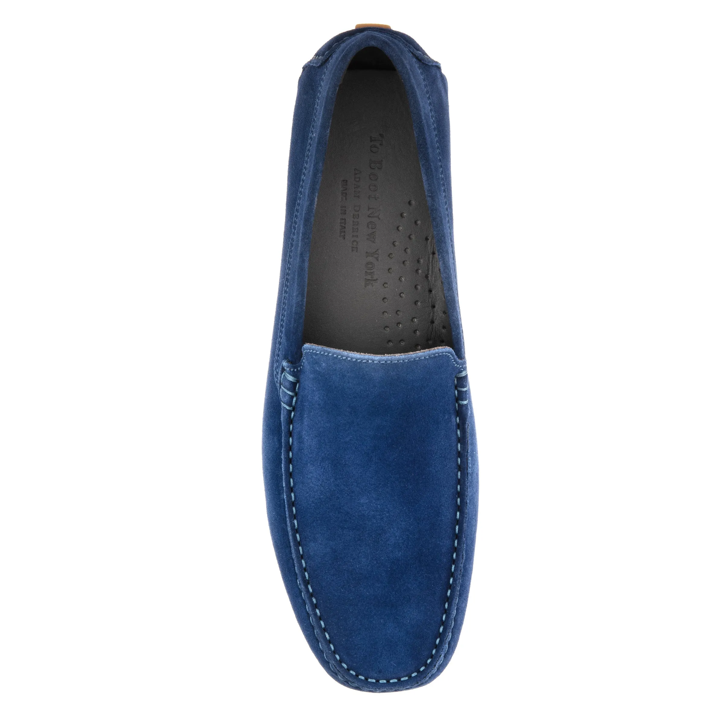 Harrison Blue Suede Driving Shoe