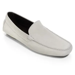 Harrison Pale Grey Suede Driving Shoe