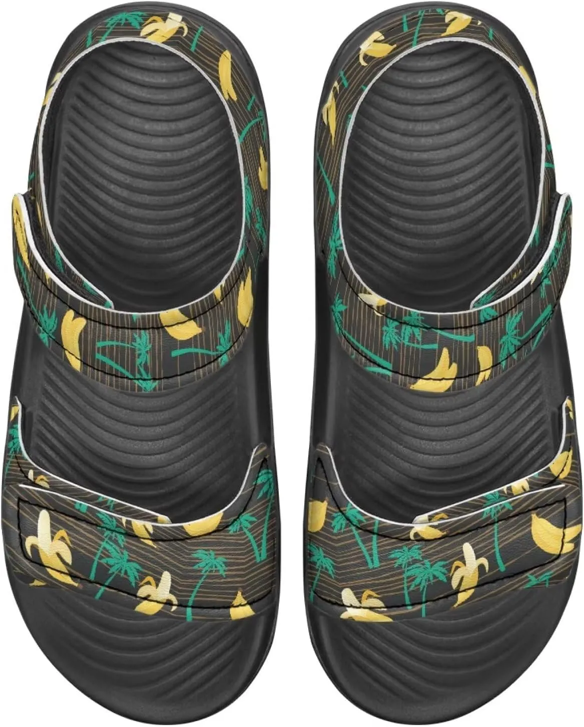 Kids' Easy-On Sandals for Boys - Hook and Loop, Open Toe, Non-slip, for, School, Parties, Weekend Wear
