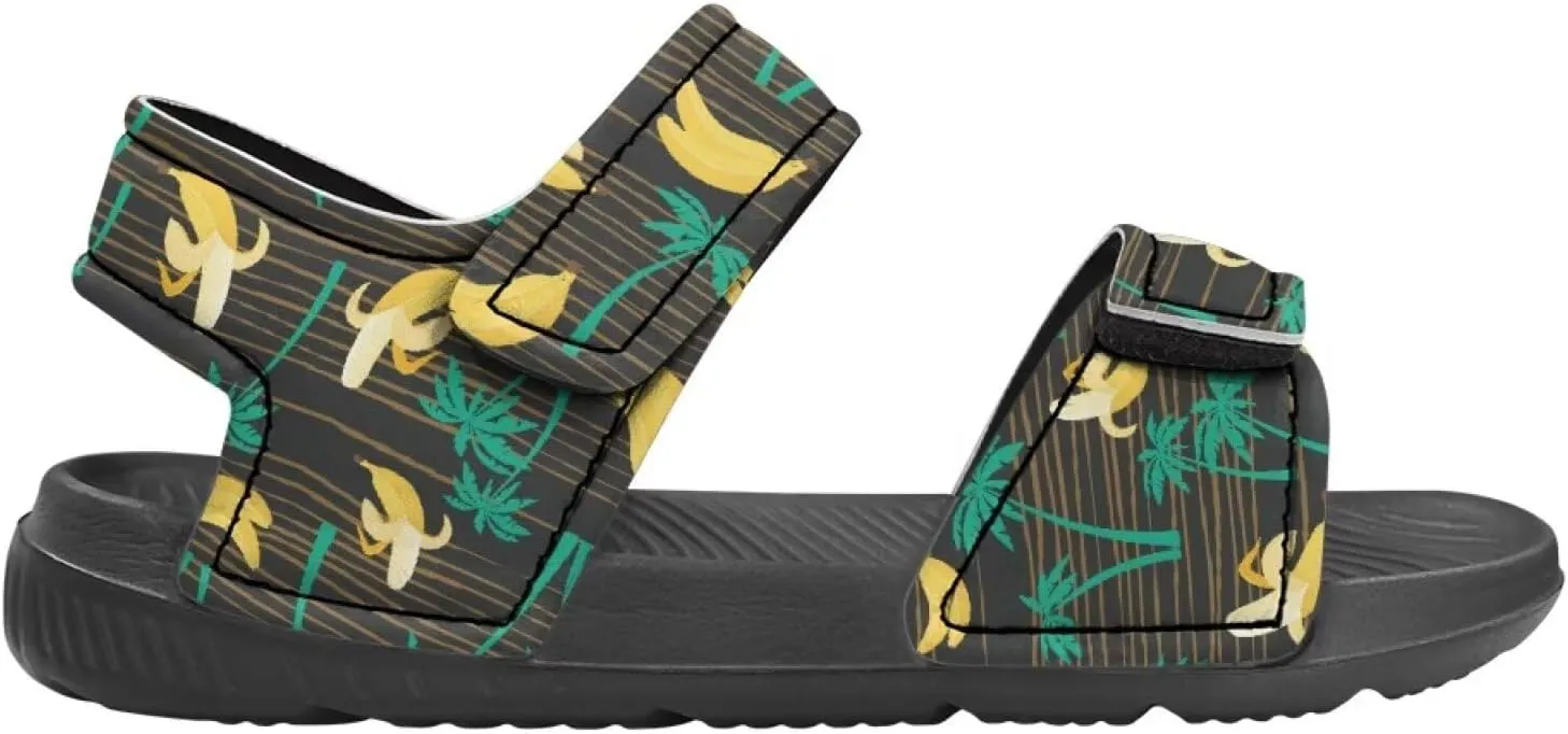 Kids' Easy-On Sandals for Boys - Hook and Loop, Open Toe, Non-slip, for, School, Parties, Weekend Wear