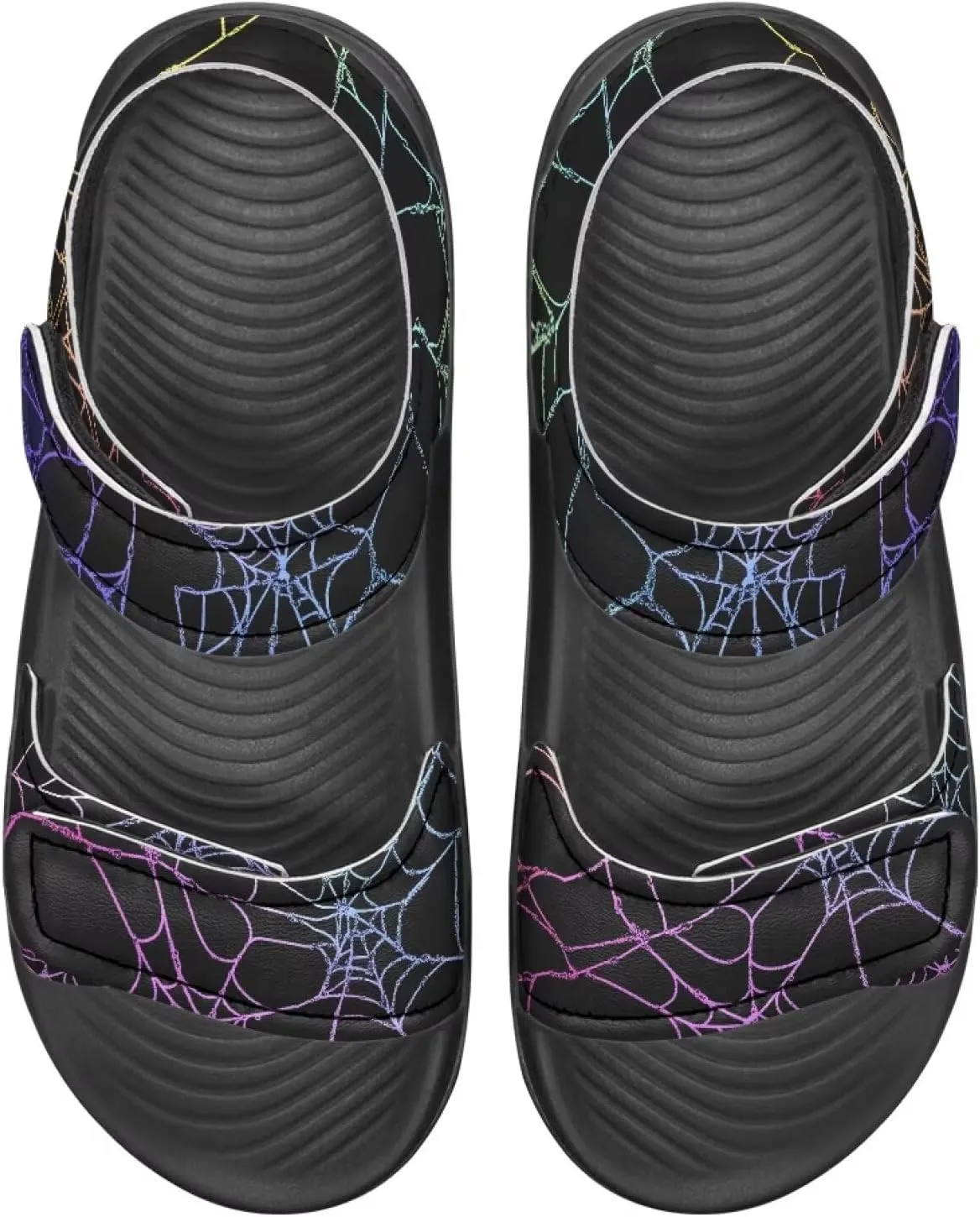 Kids' Easy-On Sandals for Boys - Hook and Loop, Open Toe, Non-slip, for, School, Parties, Weekend Wear