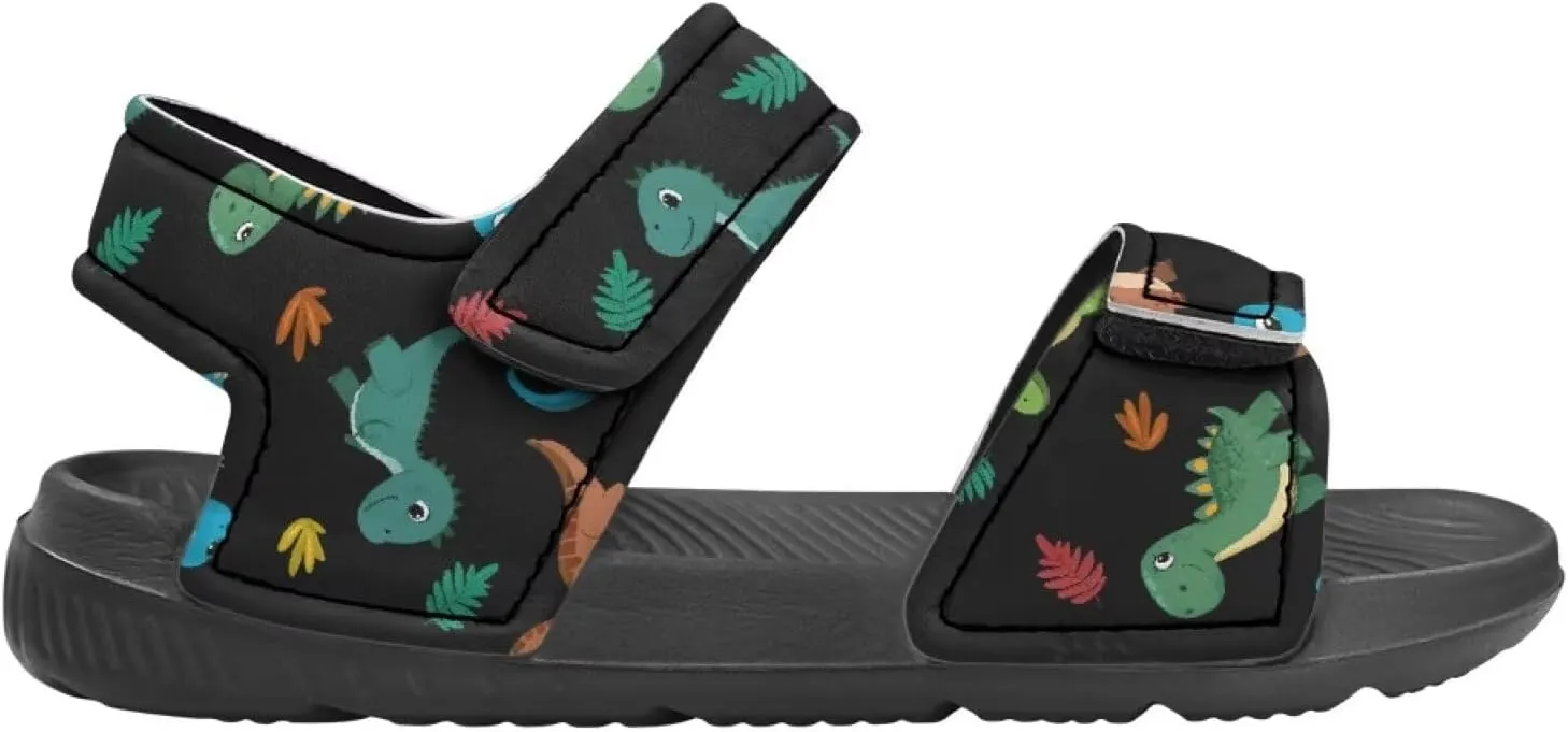 Kids' Easy-On Sandals for Boys - Hook and Loop, Open Toe, Non-slip, for, School, Parties, Weekend Wear