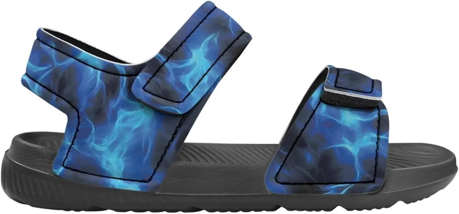 Kids' Easy-On Sandals for Boys - Hook and Loop, Open Toe, Non-slip, for, School, Parties, Weekend Wear