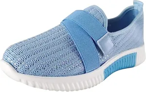 Ladmiple Running Shoes Womens Slip On Fashion Tennis Sport Gym Jogging Walking Comfortable Athletic Fitness Sneakers