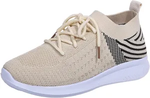 Ladmiple Running Shoes Womens Slip On Sneakers Arch Support Walking Tennis Shoes Non Slip Comfortable Workout Gym Shoes