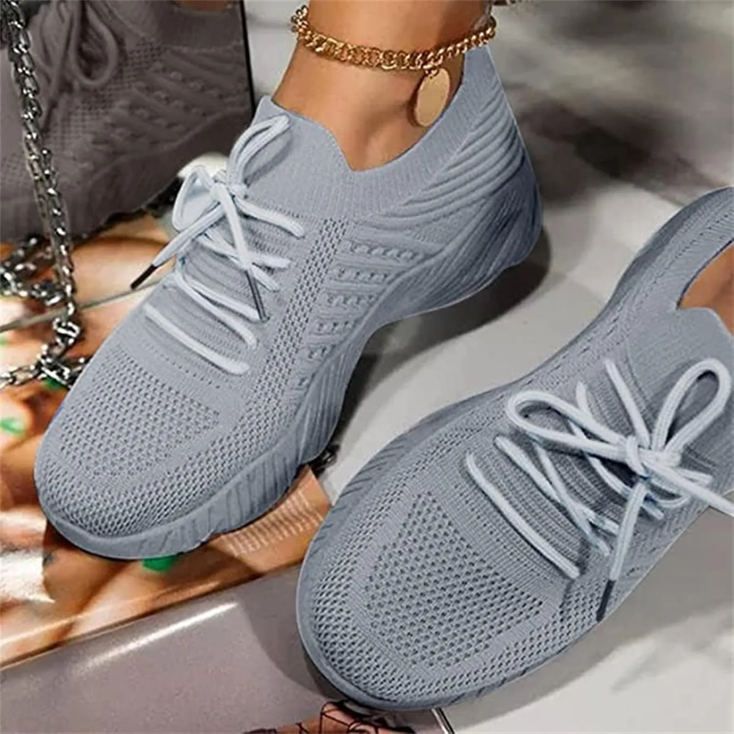 Ladmiple Tennis Shoes Womens Walking Running Athletic Shoes Slip On Casual Mesh-Comfortable Lightweight Workout Sneakers 2025