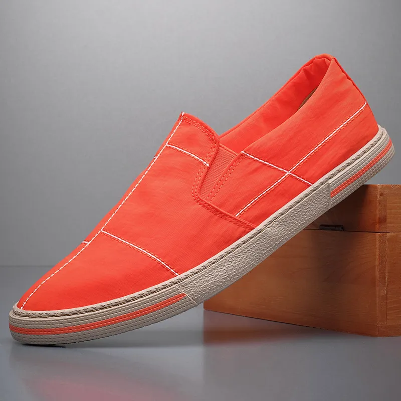 Mondrian Canvas Slip-Ons