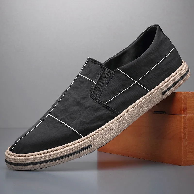 Mondrian Canvas Slip-Ons