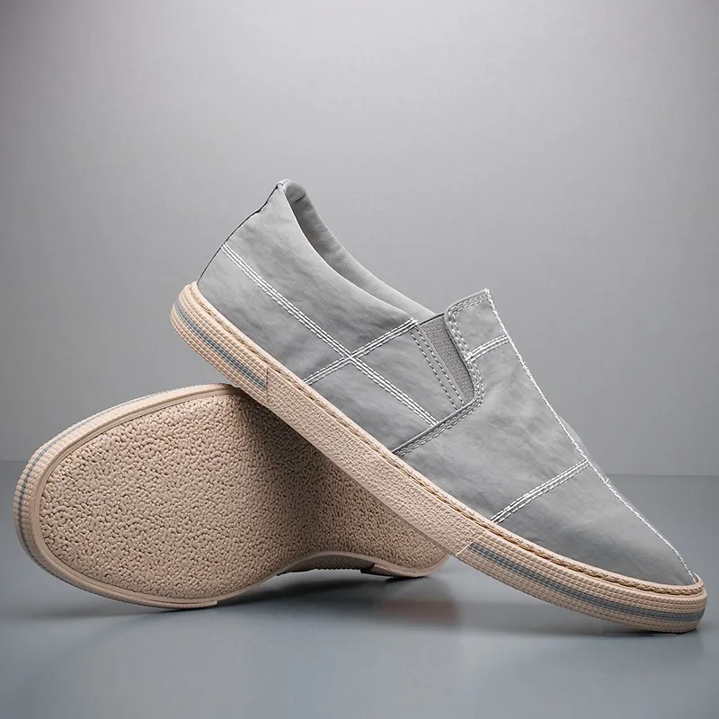 Mondrian Canvas Slip-Ons