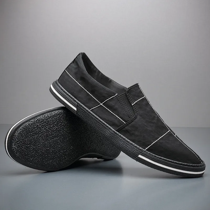 Mondrian Canvas Slip-Ons