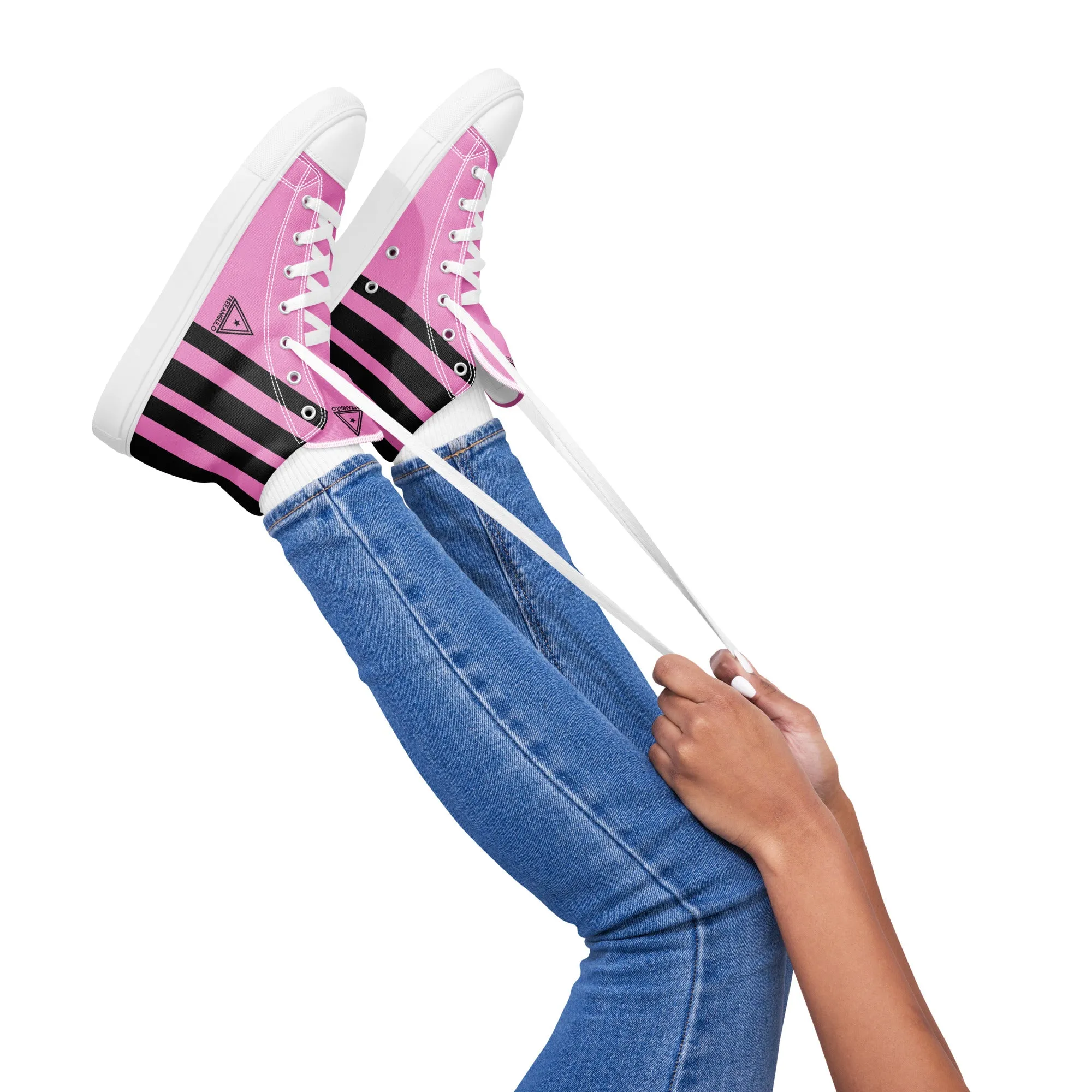 PINKY High top canvas