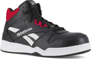 Reebok Work Men's RB4132 BB4500 Safety High Top Composite Toe Work Sneaker Black and Red Industrial & Construction Boot, 8.5