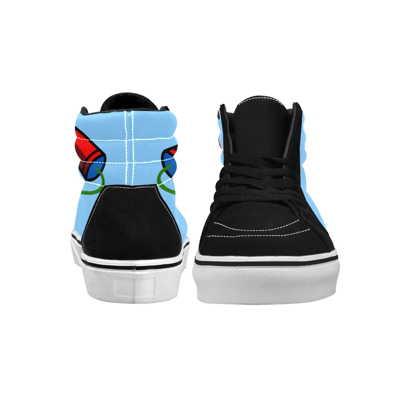 Retro Popping Firecracker High Top Sk8 Sneakers