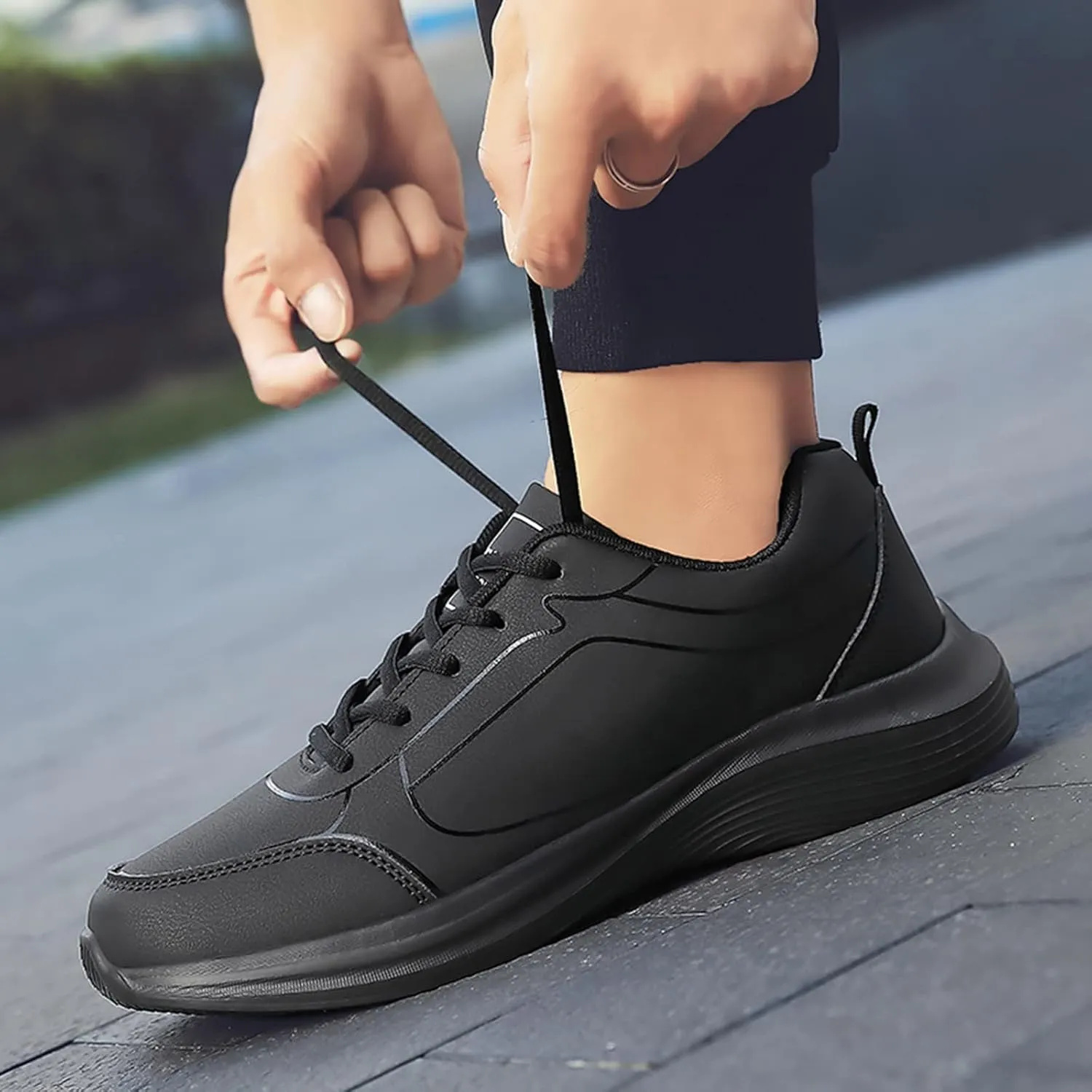 Running Shoes for Men Non Slip Walking Sneakers Athletic Jogging Shoes Comfort Workout Sneakers Active Tennis Shoes