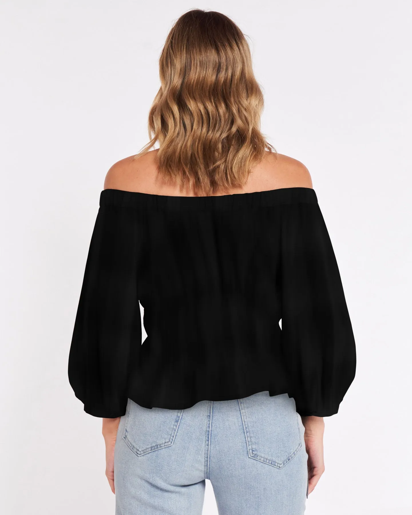 SASS BELLA TOP - BLACK.... was $79.99 ...sale.....