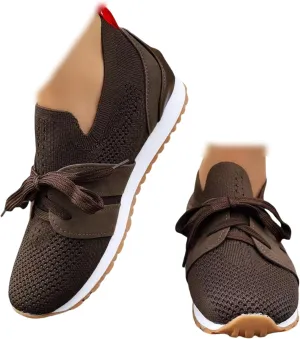 Slip On Sneakers Women Arch Support Athletic Walking Running Shoes Casual Mesh-Comfortable Tennis Workout Sneakers