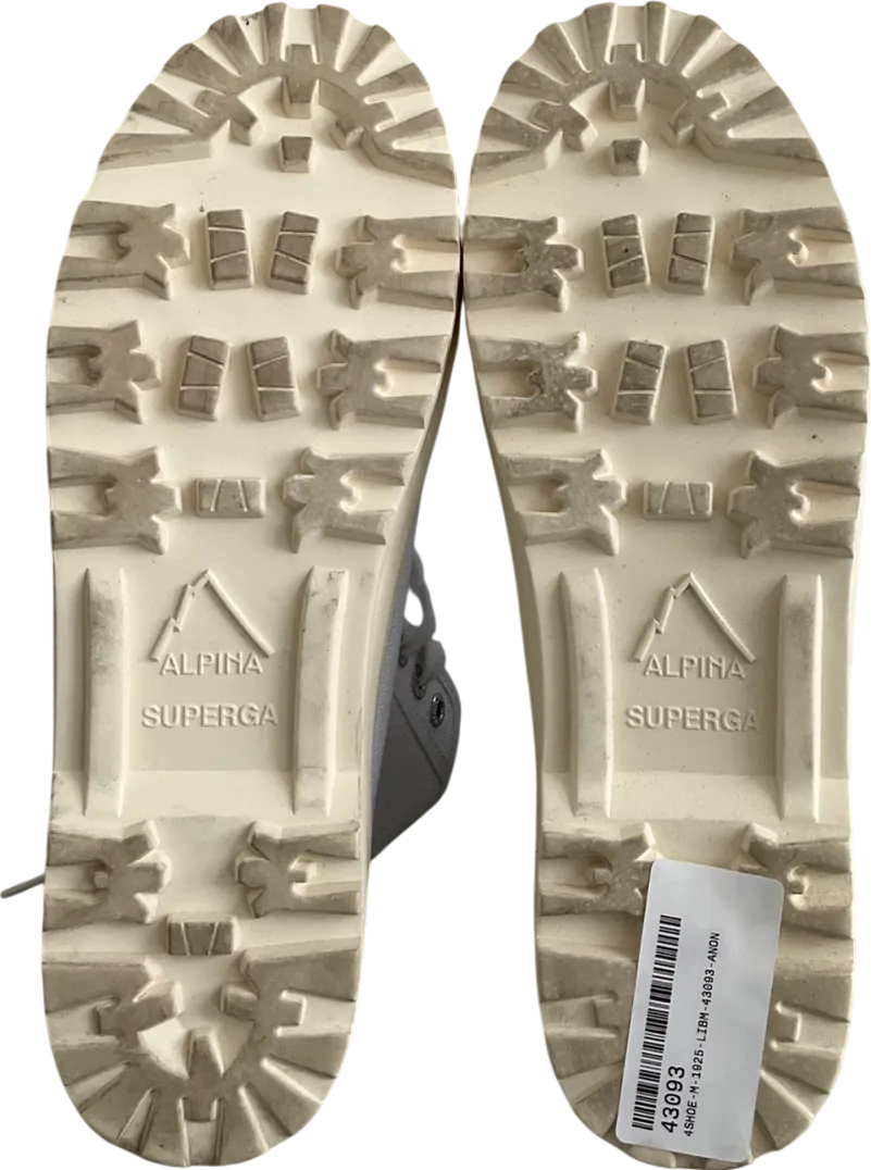 Superga White Canvas High Top UK 6 EU 39 