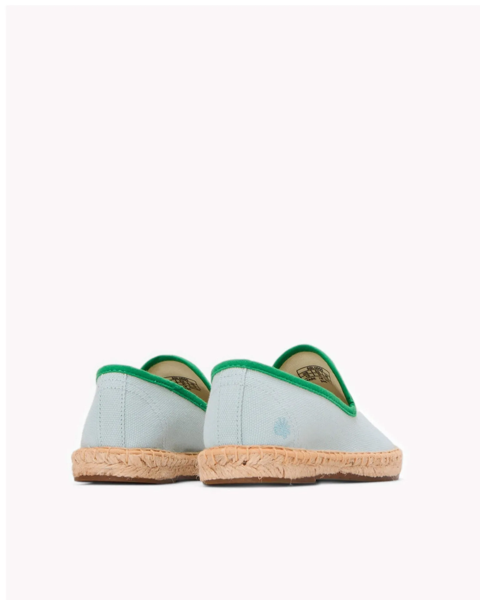 The Smoking Slipper - Contrast Piping - Mint / Green - Kids'